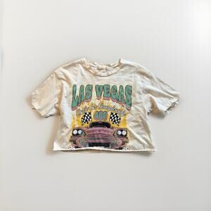 Altar’d State Las Vegas Graphic Crop Top Women’s Cotton Small